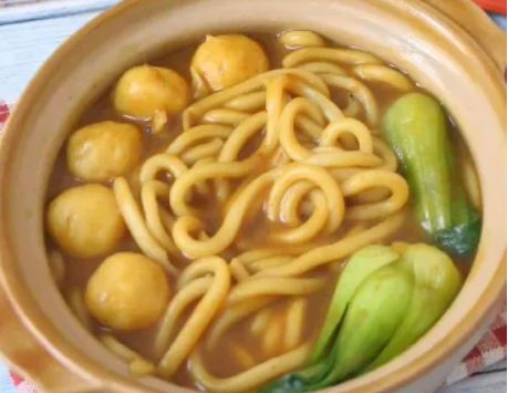 麥兜同款日式咖喱魚丸粗面，好吃到湯汁都不剩